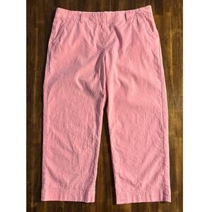 Vineyard Vines Women’s 16 38 x 25 Pants Catamaran Linen Cotton Stretch Pink